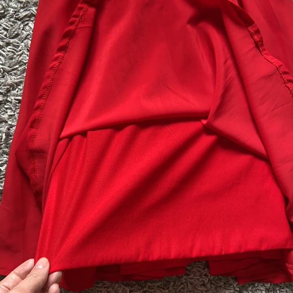 Red Skater Skirt dress - Picture 5 of 5
